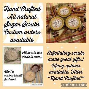 Gift idea! 🎁 hand crafted, all natural scrubs